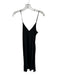 Quince Size S Black Silk Spaghetti Strap Slip dress Midi Dress Black / S