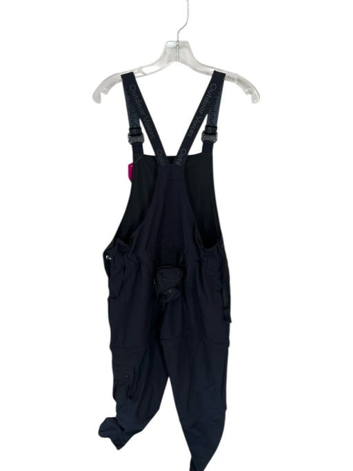 Outdoor Voices Size M Black Nylon Blend Cargo Pockets Overall Straps Jumper Black / M