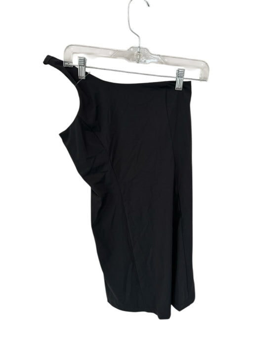 Outdoor Voices Size S Black Nylon & Spandex One Shoulder Built In Bra Dress Black / S