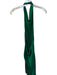 Amanda Uprichard Size L Forest Green Silk Halter Neck Open Back Dress Forest Green / L