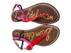 Sam Edelman Shoe Size 7 Brown red 7 purple Leather Upper Suede Detail Shoes Brown red 7 purple / 7