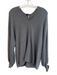 1. State Size M Grey Cotton Blend Long Sleeve Ribbed V Neck Knit Top Grey / M