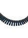 Blue Silver Sterling Silver Lapis Lazuli Hinge Collar Necklace Blue Silver