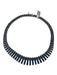 Blue Silver Sterling Silver Lapis Lazuli Hinge Collar Necklace Blue Silver