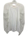 SeeByChloe Size XS White Cotton Tulle Long Sleeve Crew Neck Top White / XS