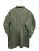 Cult Gaia Size L Dark Green Cotton Zip Front Collared Pockets Mini Dress Dark Green / L