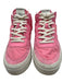 Oncept Shoe Size 9 Pink Nylon & Leather Lace Up Platform Round Toe Mid Top Shoes Pink / 9