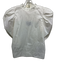 Monica Nera Size S White Cotton Puff 1/2 Sleeve Ruffle mock neck Top White / S