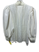 Alice + Olivia Classics Size S Cream White Viscose & Polyurethane 1/2 Button Top Cream White / S