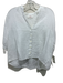 XiRENA Size S White Cotton Gauze Short Sleeve Buttons Top White / S