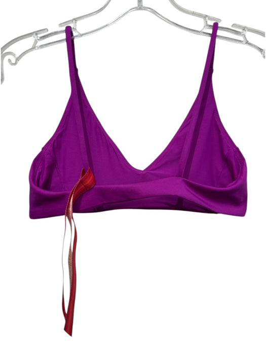 Left On Friday Size M / L Magenta Pink Nylon Bikini Swimsuit Magenta Pink / M / L