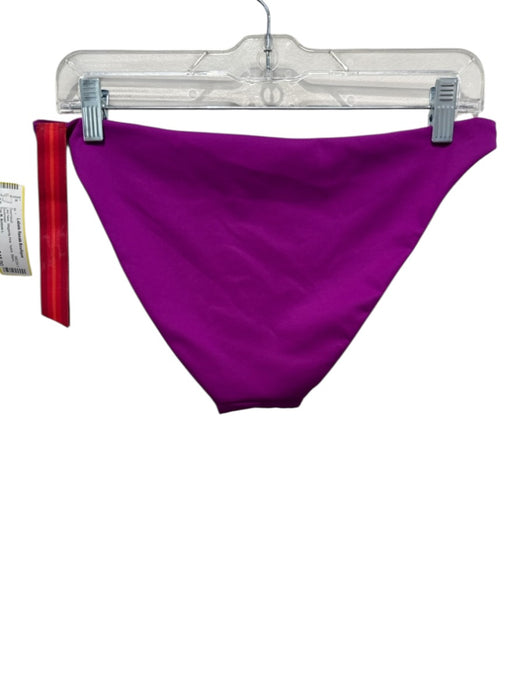 Left On Friday Size M / L Magenta Pink Nylon Bikini Swimsuit Magenta Pink / M / L