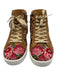 Johnny Was Shoe Size 8 Brown, Black, Pink Cowhide Ponyhair High Top Sneakers Brown, Black, Pink / 8