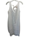 Cloth & Stone Size M Pale Pink & White Cotton Sleeveless Tie Back Striped Dress Pale Pink & White / M