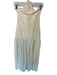 Peppermayo Size 2 Butter Yellow Polyester Halter Neck Beaded Pleated Gown Butter Yellow / 2