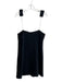 Alexander Wang Size 8 Black 100% Wool Square Neck solid color Dress Black / 8