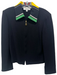 St John Collection Size 8 Black, Yellow, Green Wool Blend Long Sleeve Jacket Black, Yellow, Green / 8