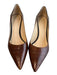 Alexandre Birman Shoe Size 41 Brown & Black Crocodile Pointed Toe Pump Shoes Brown & Black / 41