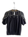 AO.LA by Alice & Olivia Size Medium Black Cotton Embellished Chains Graphics Top Black / Medium