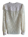 See By Chloe Size 40 Ivory Polyester Button Down Long Sleeve Sheer Top Ivory / 40