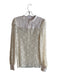See By Chloe Size 40 Ivory Polyester Button Down Long Sleeve Sheer Top Ivory / 40