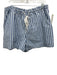 Veronica Beard Jeans Size XL Light blue & white Cotton Blend Seersucker Shorts Light blue & white / XL
