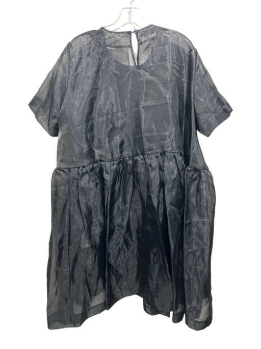 Baum und Pferdgarten Size 44 / L Black Polyester Organza Oversized A line Dress Black / 44 / L