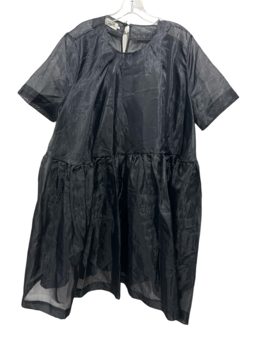Baum und Pferdgarten Size 44 / L Black Polyester Organza Oversized A line Dress Black / 44 / L