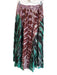 Young Fab & Broke Size Small brown, green & multi Rayon Half Lined Tye Die Skirt brown, green & multi / Small