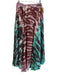 Young Fab & Broke Size Small brown, green & multi Rayon Half Lined Tye Die Skirt brown, green & multi / Small