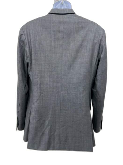 Sid Mashburn Gray Wool Solid 2 Button Men's Suit Gray / 50