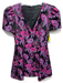 House of Harlow x Revolve Size XS Black & Purple Cotton & Polyester Floral Dress Black & Purple / XS