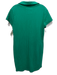 Frank & Eileen Size M Green Cotton Short Sleeve Collar One Pocket Dress Green / M