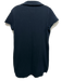 Frank & Eileen Size M Navy Blue Cotton Short Sleeve Collar One Pocket Dress Navy Blue / M