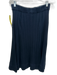 Co Size S Navy Blue Silk Knit Ribbed Tank Top Below knee Skirt Set Navy Blue / S