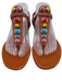Gucci Shoe Size 39 Orange Brown & Multi Leather Thong Stone Embellished Sandals Orange Brown & Multi / 39