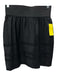 Jenni Kayne Size S / 6 Black Wool & Nylon Metallic Shimmer Tank Skirt Set Black / S / 6