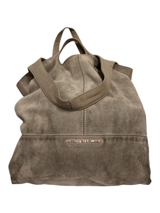 Alexander Wang Taupe Brown Suede Double Handle Slouchy Tote Dustbag Inc. Bag Taupe Brown / Medium