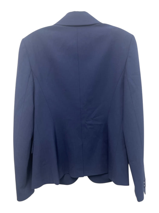 Theory Size 6 Navy Blue Wool 2 Buttons Blazer Jacket Navy Blue / 6