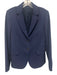 Theory Size 6 Navy Blue Wool 2 Buttons Blazer Jacket Navy Blue / 6