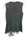 Derek Lam Size 4 Black & White Cotton Blend Sleeveless Zip & Hook Closure Dress Black & White / 4