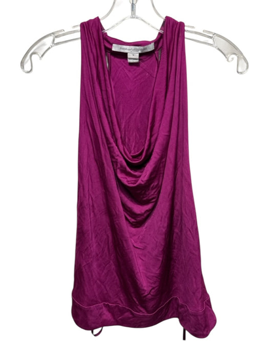 Diane Von Furstenberg Size S Magenta Rayon Sleeveless Cowl Neck Top Magenta / S