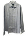 Polo Size 17.5 Blue & White Cotton Plaid Button up Men's Long Sleeve Shirt Blue & White / 17.5
