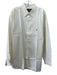 Ralph Lauren Size 17.5 Off White Cotton Solid Button Up Men's Long Sleeve Shirt Off White / 17.5