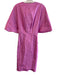 Devotion Twins Size M Pink Cotton V Neck Short Sleeve Tie Waist Dress Pink / M