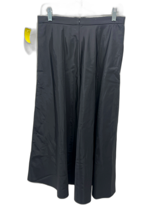 Dorothee Schumacher Size 3 Black Polymide Zip Back Maxi A Line Skirt Black / 3