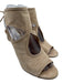 Aquazzura Shoe Size 38 Tan Suede open toe lace up Wedge Sandals Tan / 38