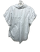 Veronica Beard Size 8 White & Black Cotton Blend Cap Sleeve Button Up Shirt Top White & Black / 8