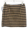 Alice + Olivia Size 10 Beige & Black Polyester & Elastane Button Wrap Mini Skirt Beige & Black / 10