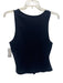 Veronica Beard Size M Navy Blue Pima Cotton Sleeveless Rib Knit Button Tank Top Navy Blue / M